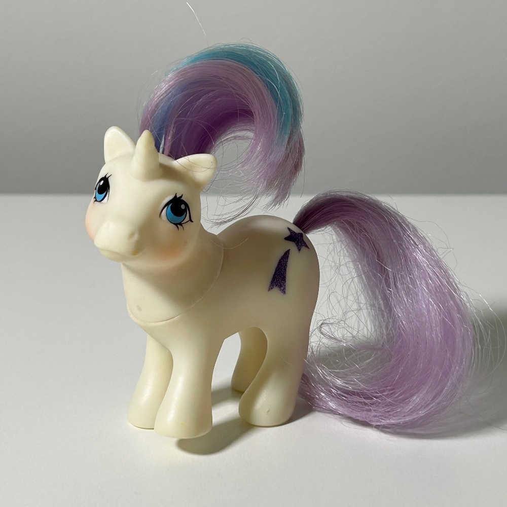Vintage 80s G1 My Little Pony Baby Unicorn Glory (11B)